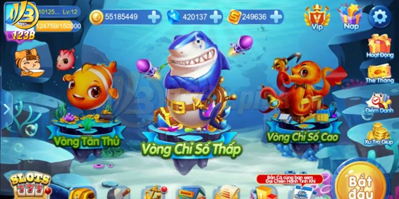 Tổng hợp những trò chơi thú vị tại hệ thống game Bắn Cá